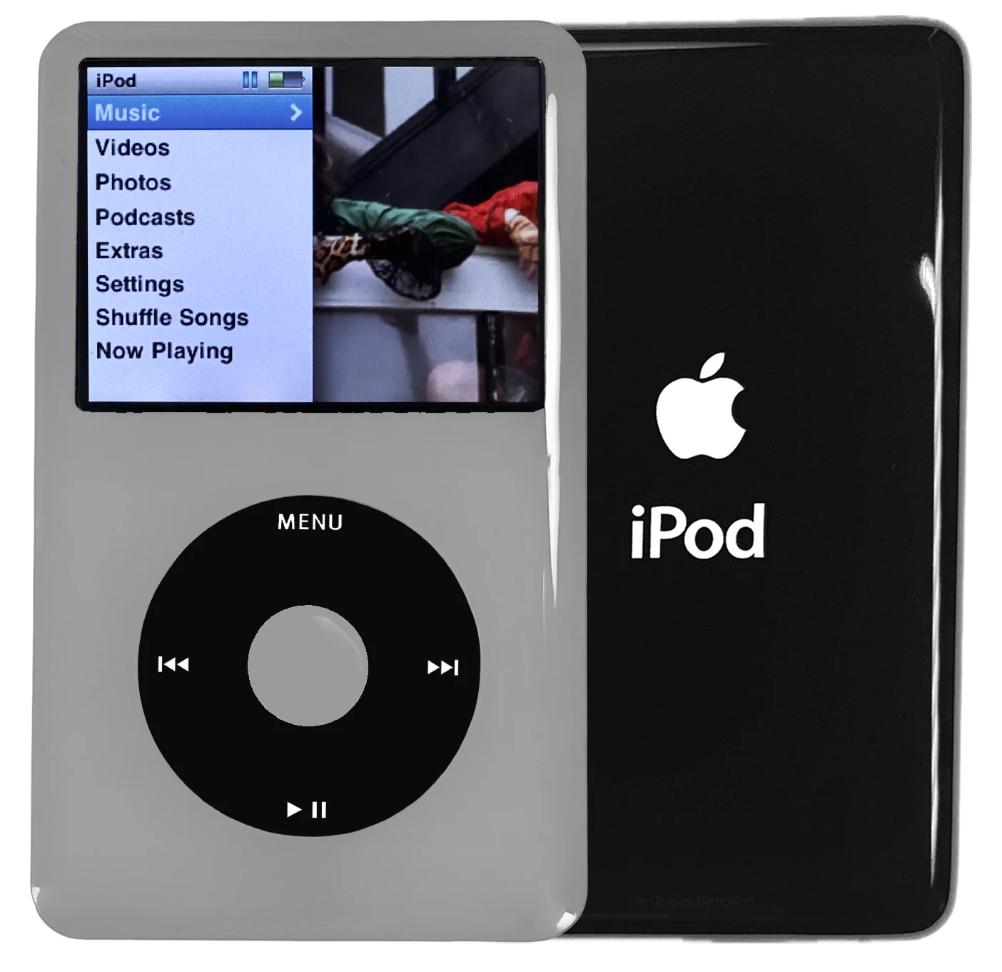 New Apple iPod Classic 6th & 7th Generation Grey Plastic / Black / Grey Plastic (Black)