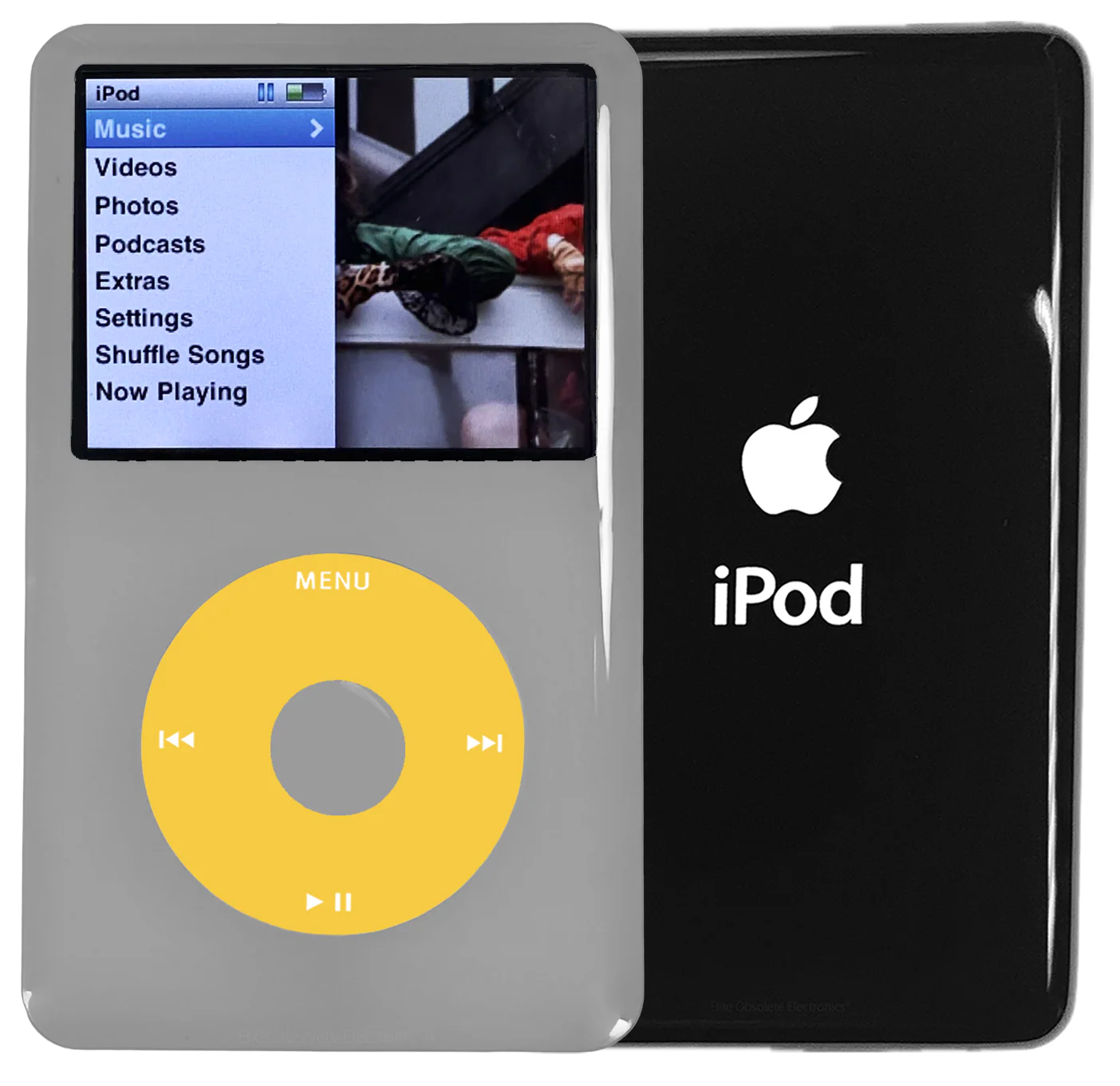New Apple iPod Classic 6th & 7th Generation Grey Plastic / Yellow / Grey Plastic (Black)