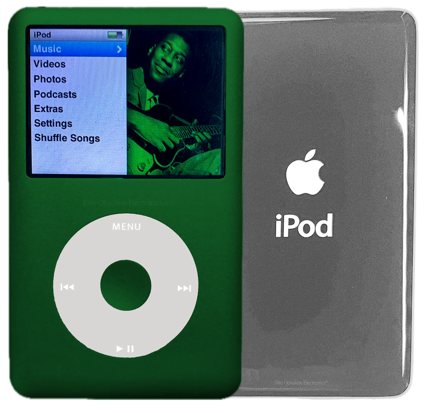 New Apple iPod Classic 6th & 7th Generation Jungle Green Metal / Grey / Jungle Green Metal (Silver)