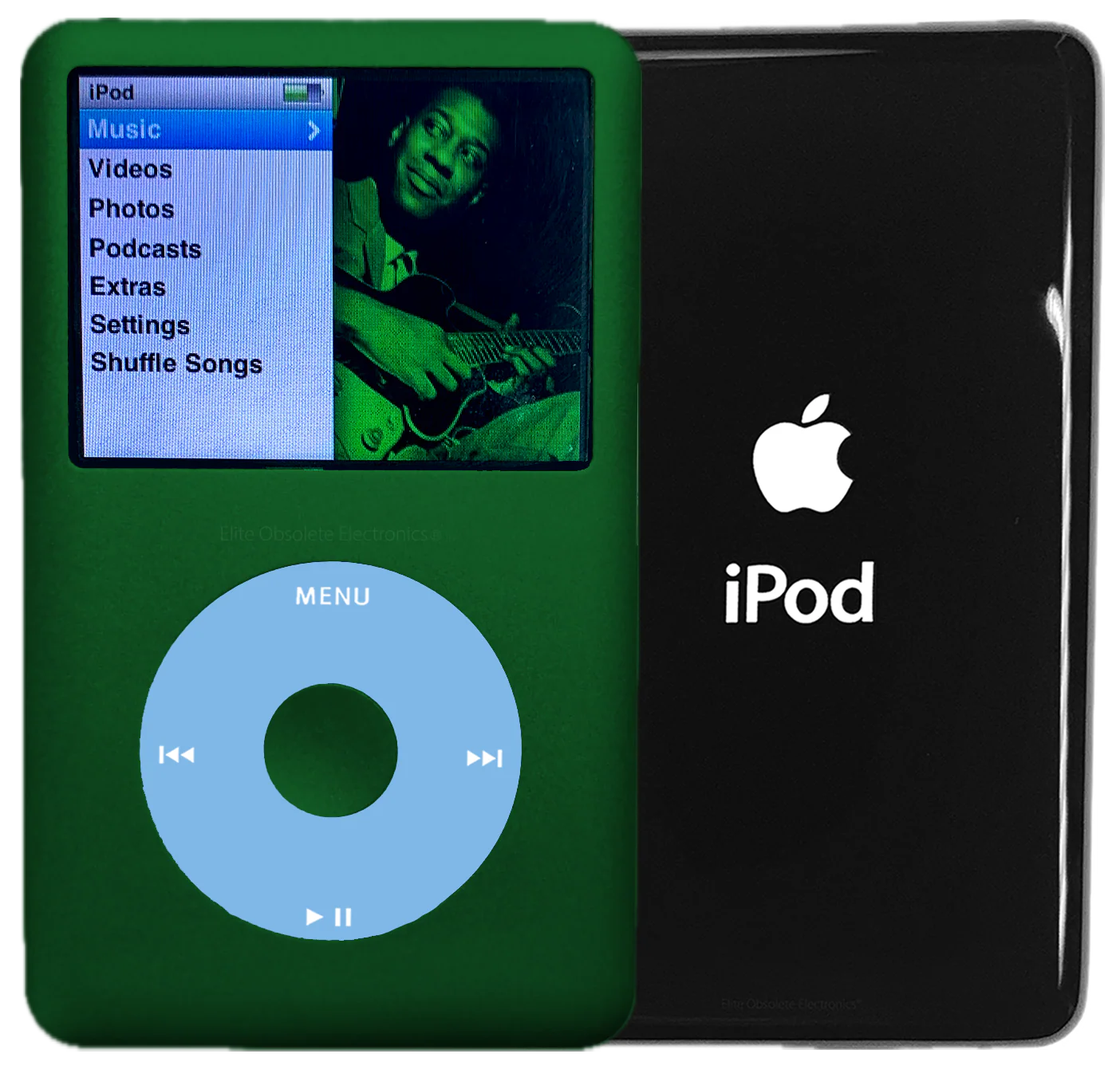 New Apple iPod Classic 6th & 7th Generation Jungle Green Metal / Light Blue / Jungle Green Metal (Black)