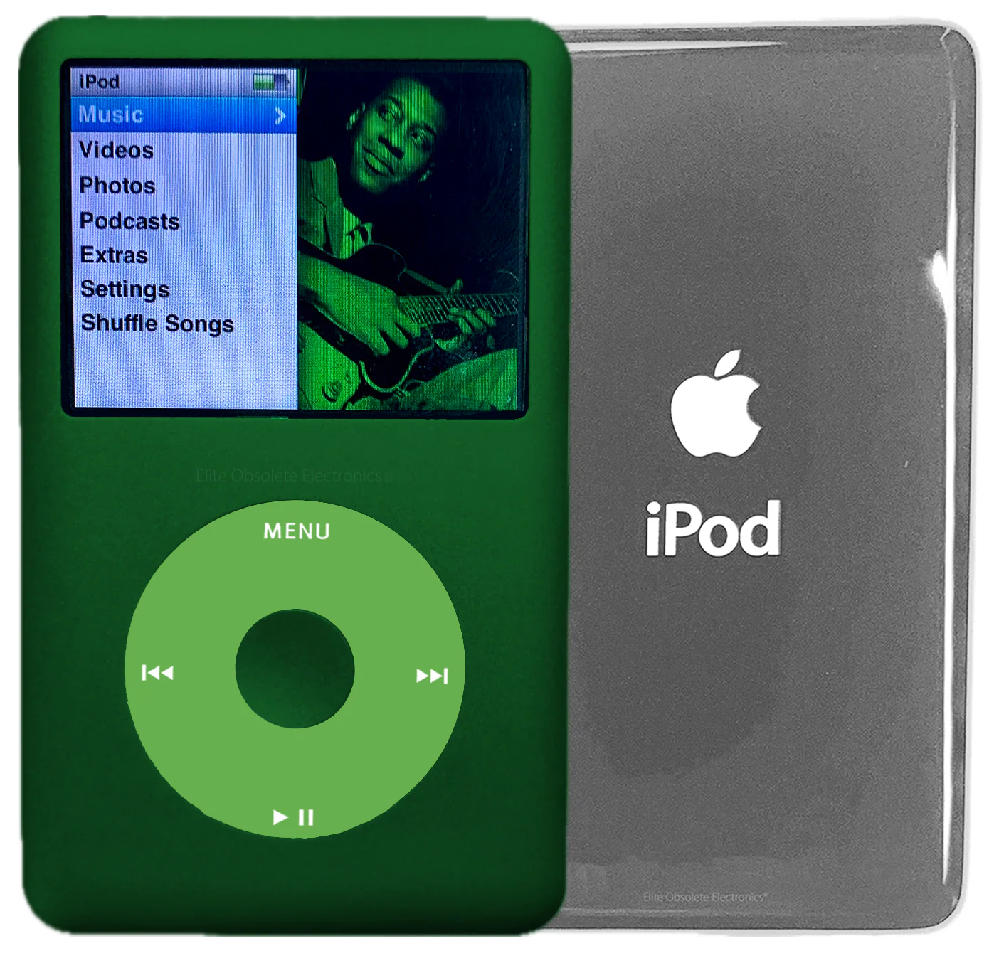 New Apple iPod Classic 6th & 7th Generation Jungle Green Metal / Light Green / Jungle Green Metal (Silver)