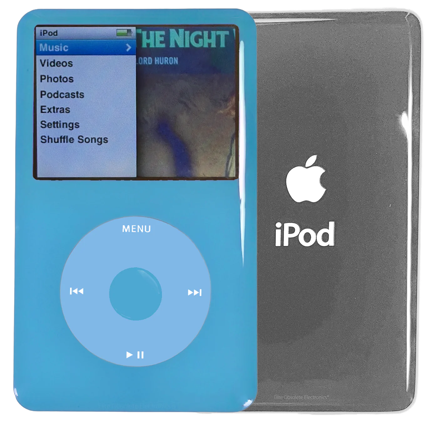 New Apple iPod Classic 6th & 7th Generation Light Blue Plastic / Light Blue / Light Blue Plastic (Silver)
