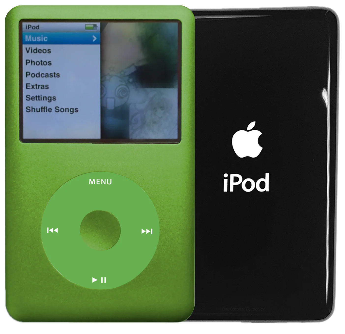 New Apple iPod Classic 6th & 7th Generation Lime Green Metal / Light Green / Lime Green Metal (Black)