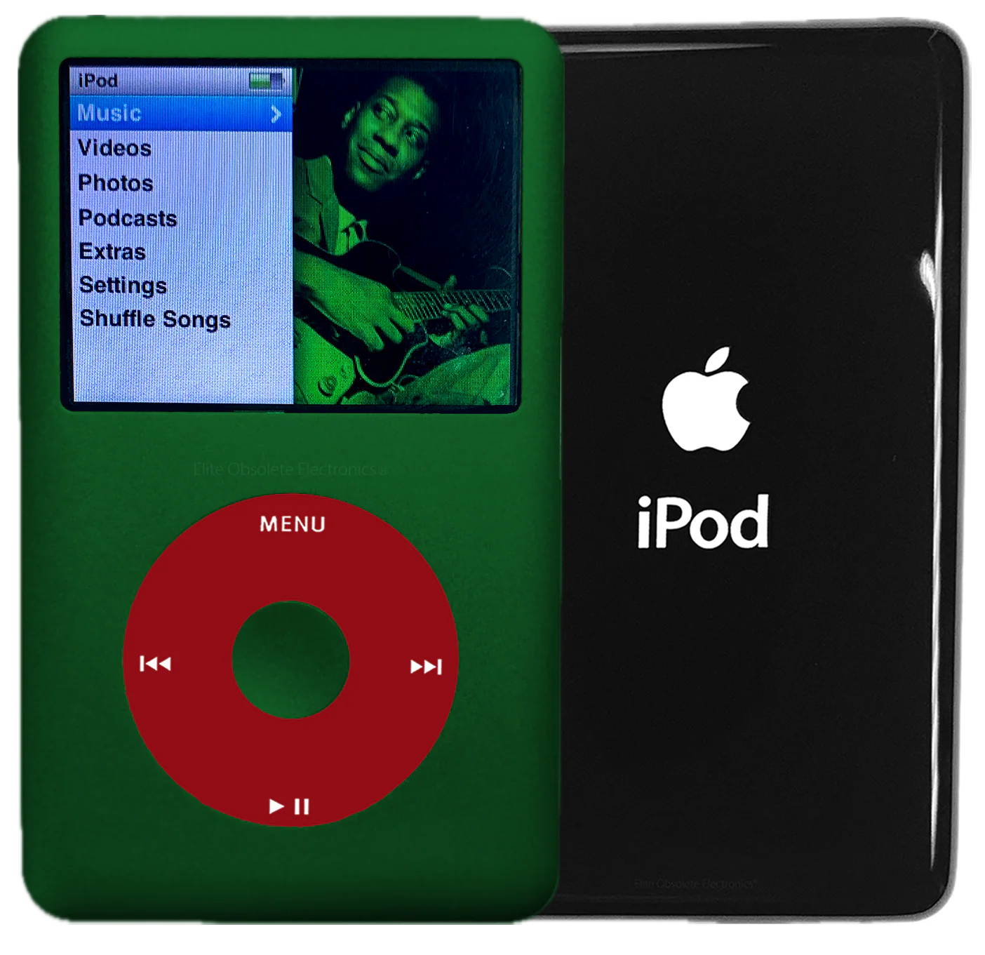 New Apple iPod Classic 6th & 7th Generation Jungle Green Metal / Red / Jungle Green Metal (Black)