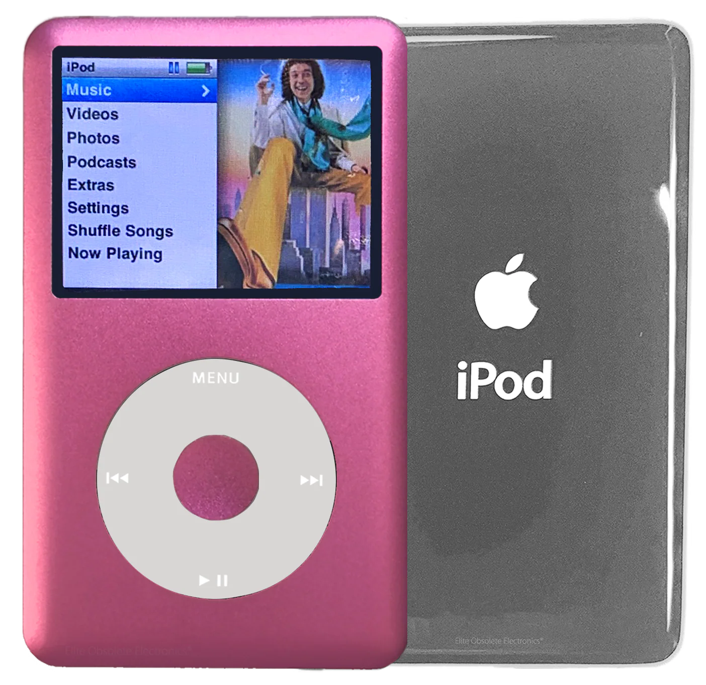 New Apple iPod Classic 6th & 7th Generation Pink Metal / Grey / Pink Metal (Silver)