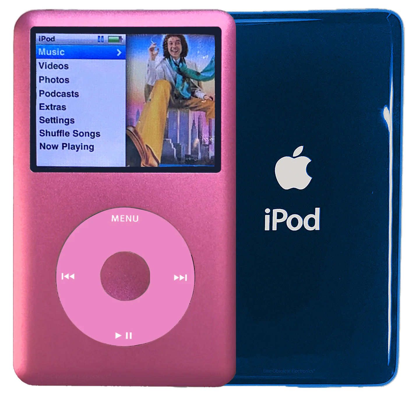 New Apple iPod Classic 6th & 7th Generation Pink Metal / Light Pink / Pink Metal (Aqua)