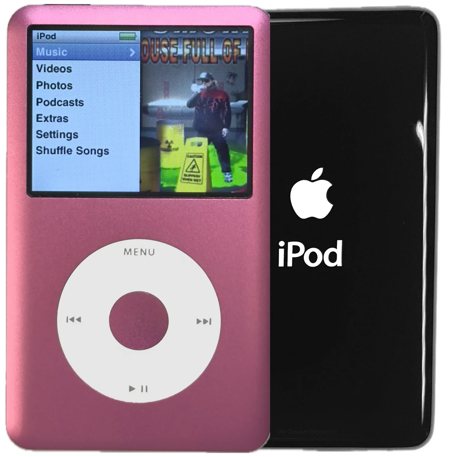 New Apple iPod Classic 6th & 7th Generation Pink Metal / White / Pink Metal (Black)