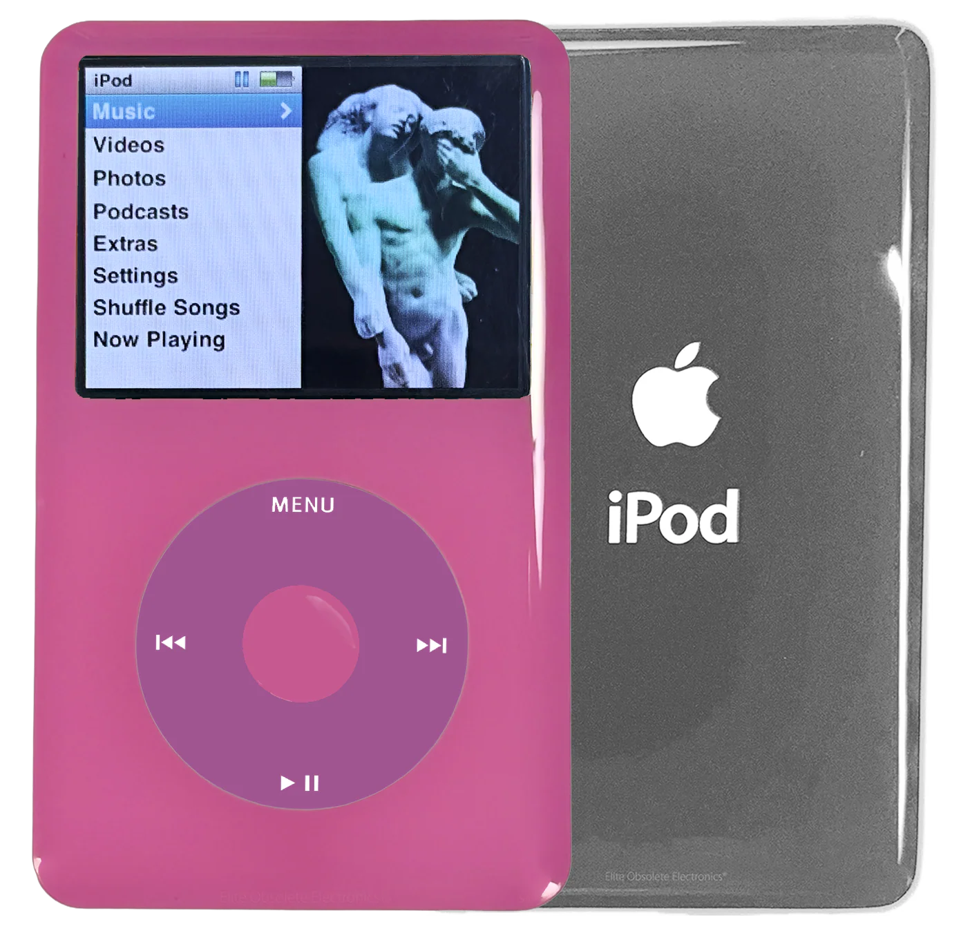 New Apple iPod Classic 6th & 7th Generation Pink Plastic/ Pink / Pink Plastic (Silver)