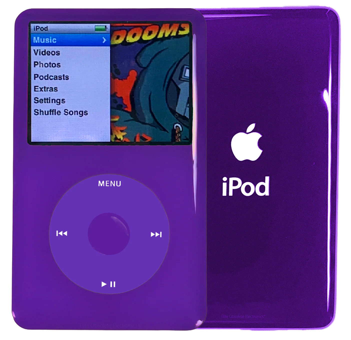 New Apple iPod Classic 6th & 7th Generation Purple Plastic / Purple / Purple Plastic (Midnight Purple)