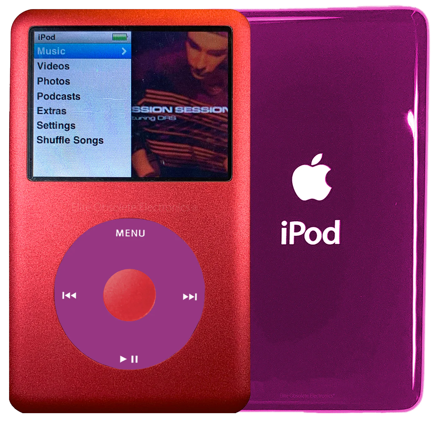 New Apple iPod Classic 6th & 7th Generation Red Metal / Pink / Red Metal (Hyper Pink)
