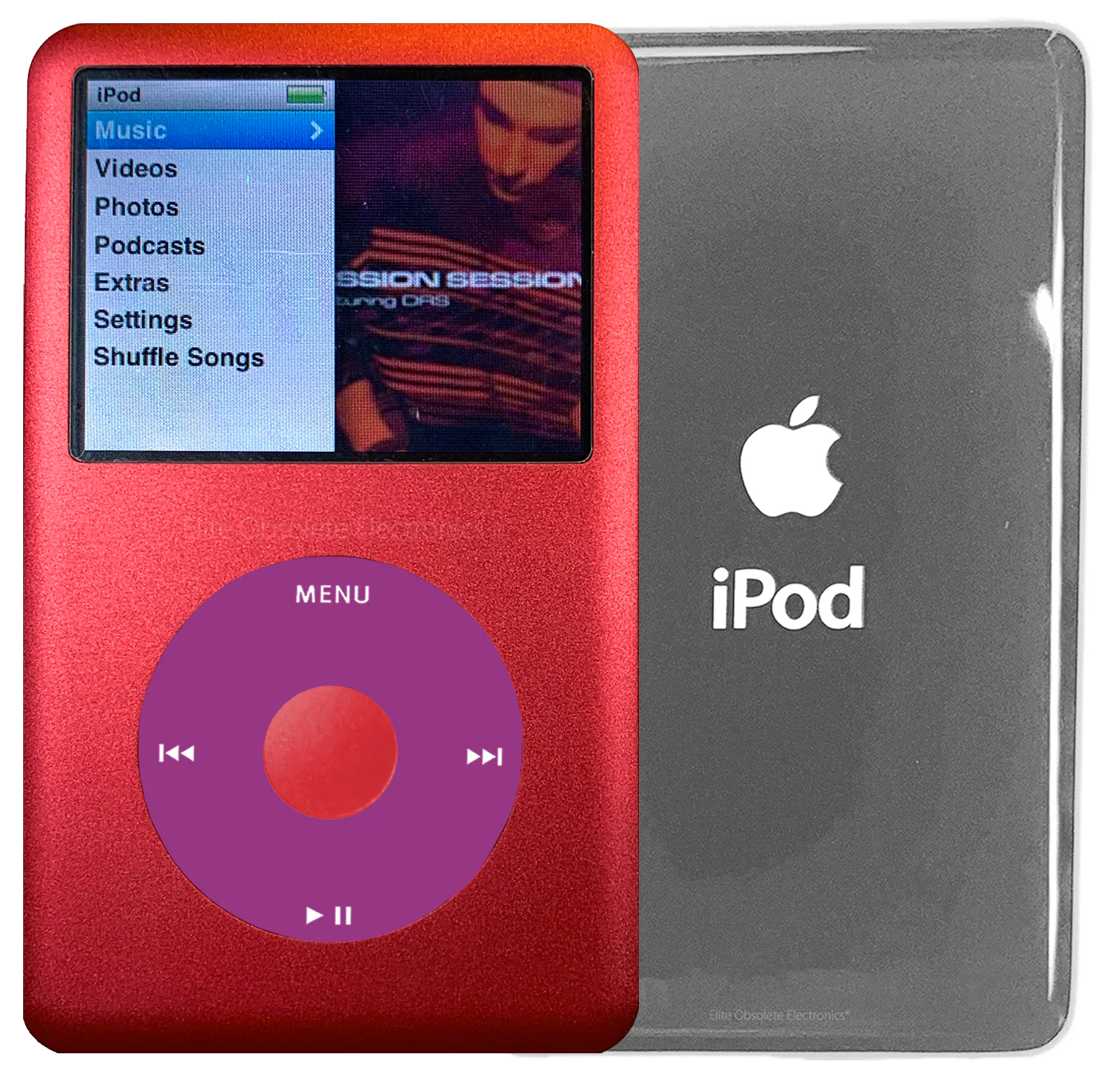 New Apple iPod Classic 6th & 7th Generation Red Metal / Pink / Red Metal (Silver)