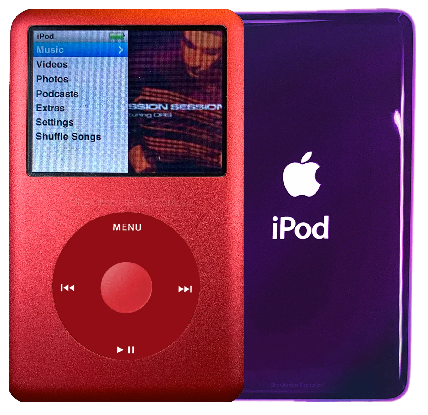 New Apple iPod Classic 6th & 7th Generation Red Metal / Red / Red Metal (Ultraviolet)