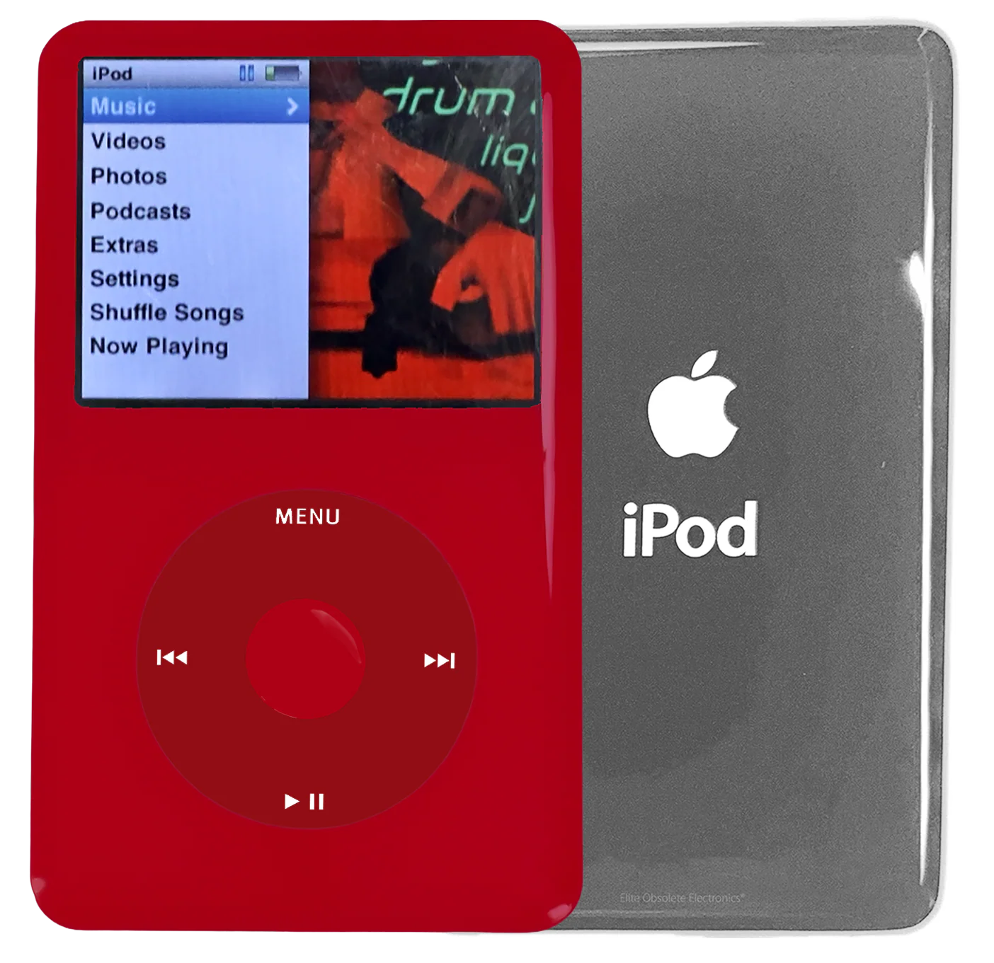New Apple iPod Classic 6th & 7th Generation Red Plastic / Red / Red Plastic (Silver)