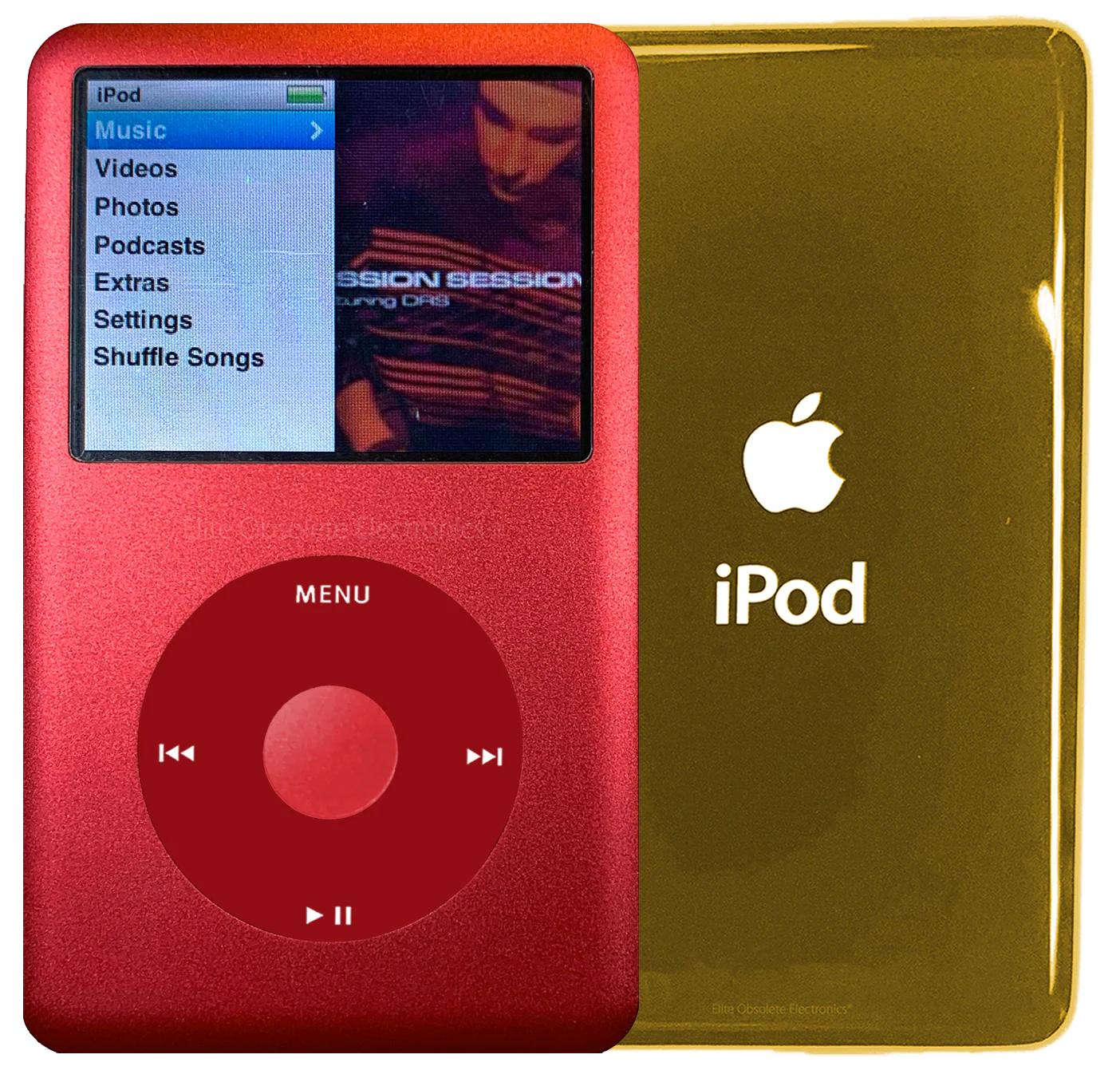 New Apple iPod Classic 6th & 7th Generation Red Metal / Red / Red Metal (Gold)