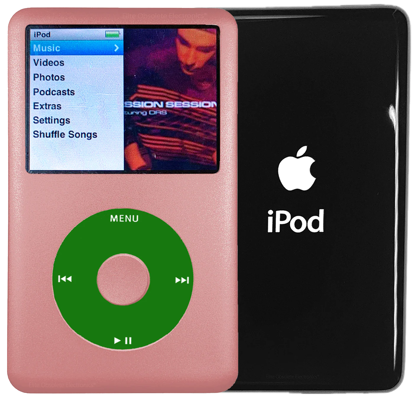 New Apple iPod Classic 6th & 7th Generation Rose Gold Metal / Green / Rose Gold Metal (Black)