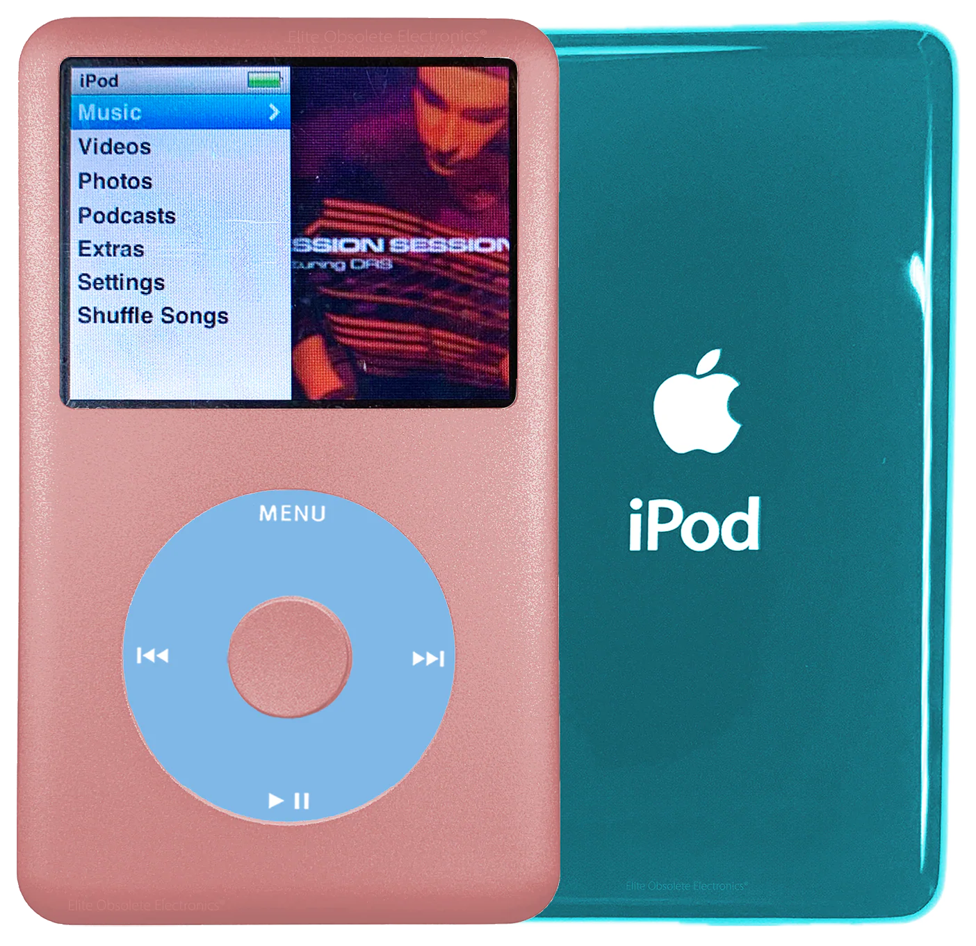 New Apple iPod Classic 6th & 7th Generation Rose Gold Metal / Light Blue / Rose Gold Metal (Ocean Blue)