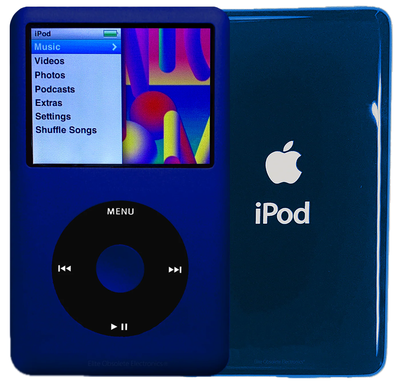 New Apple iPod Classic 6th & 7th Generation Sapphire Blue / Black / Sapphire Blue (Aqua)