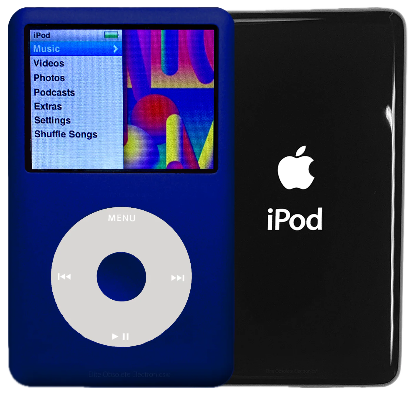New Apple iPod Classic 6th & 7th Generation Sapphire Blue / Grey / Sapphire Blue (Black)