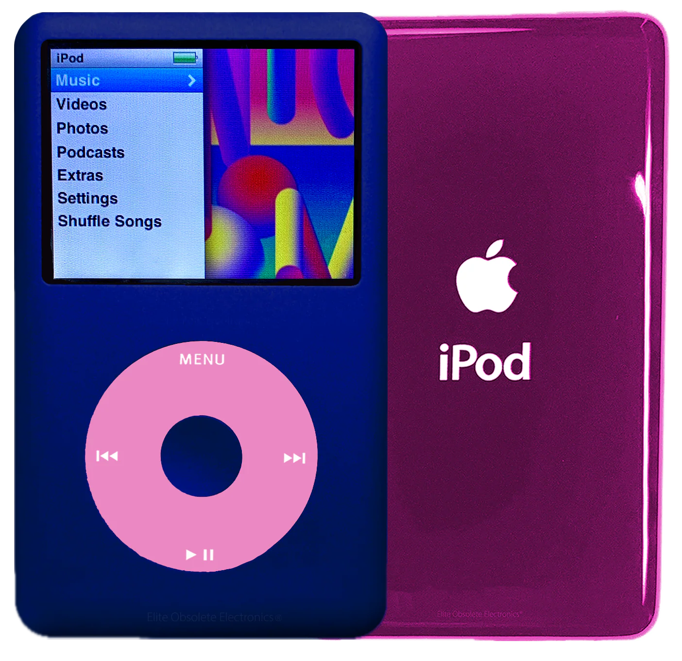 New Apple iPod Classic 6th & 7th Generation Sapphire Blue / Light Pink / Sapphire Blue (Hyper Pink)