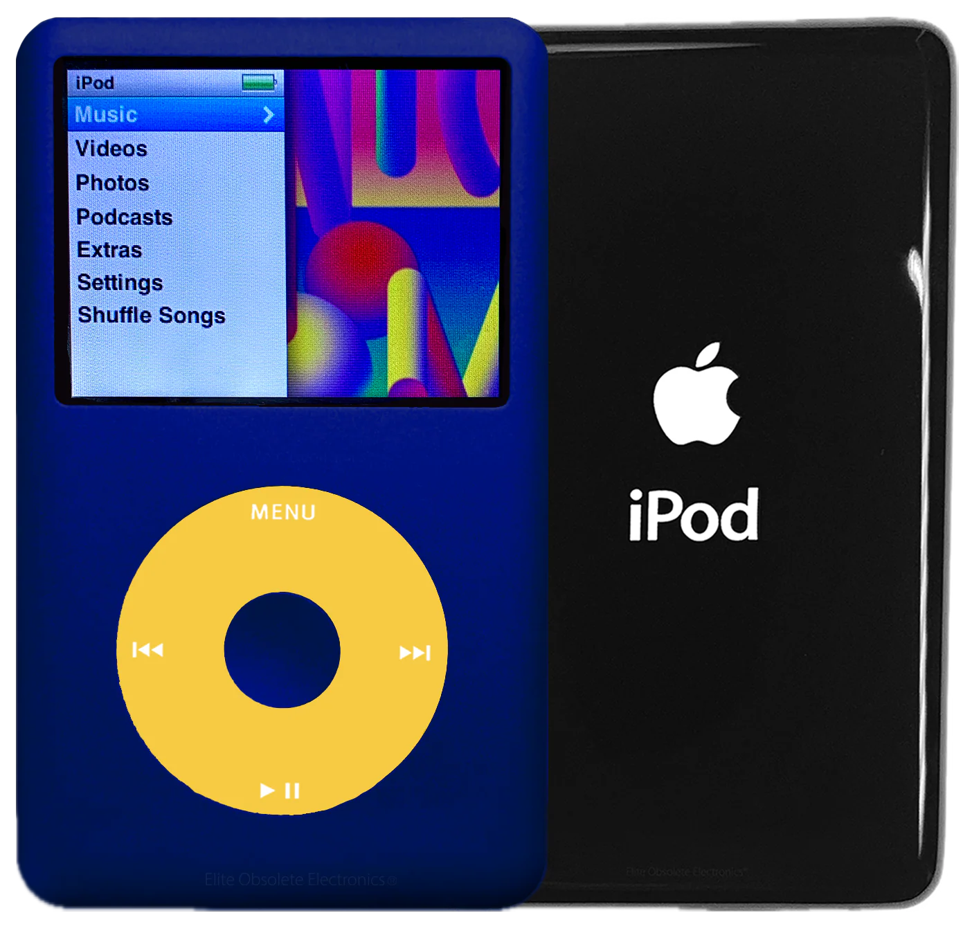 New Apple iPod Classic 6th & 7th Generation Sapphire Blue / Yellow / Sapphire Blue (Black)