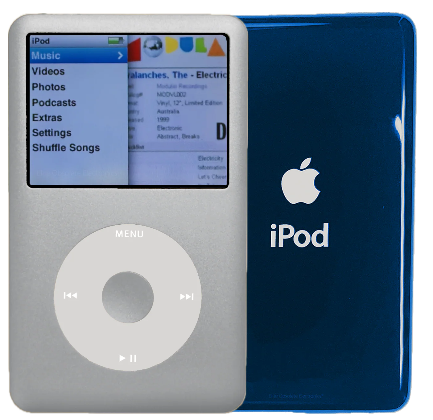 New Apple iPod Classic 6th & 7th Generation Silver / Grey / Silver (Aqua)