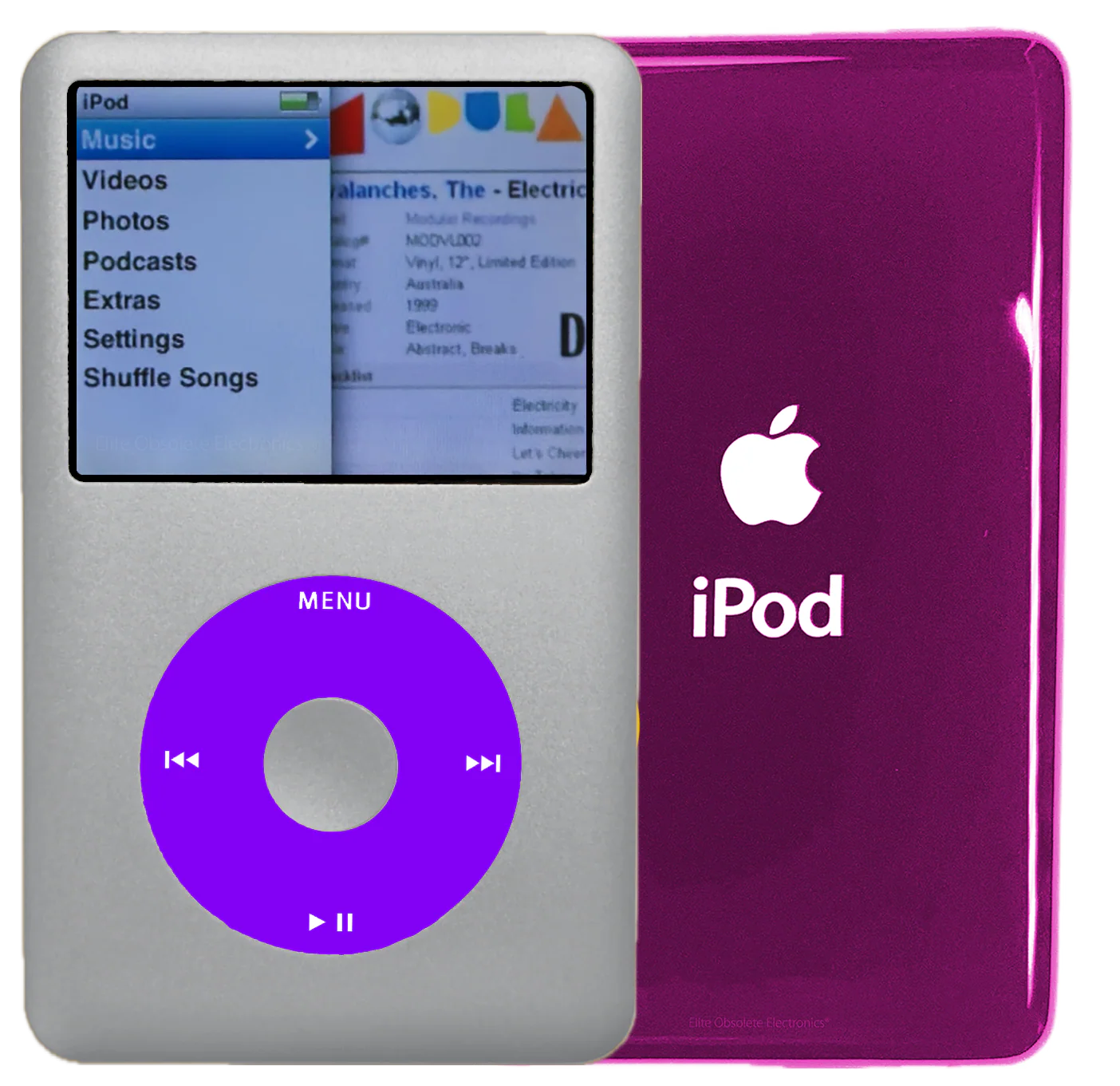New Apple iPod Classic 6th & 7th Generation Silver / Purple / Silver (Hyper Pink)