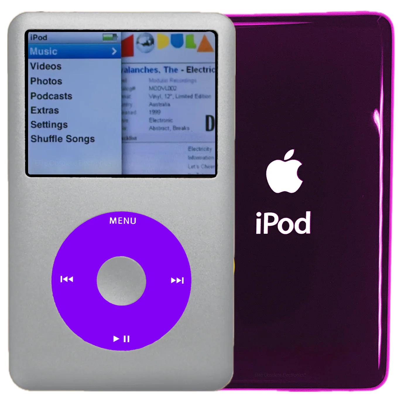 New Apple iPod Classic 6th & 7th Generation Silver / Purple / Silver (Wine)