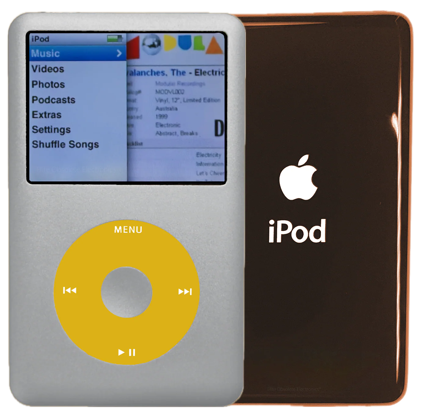 New Apple iPod Classic 6th & 7th Generation Silver / Yellow / Silver (Rose Gold)