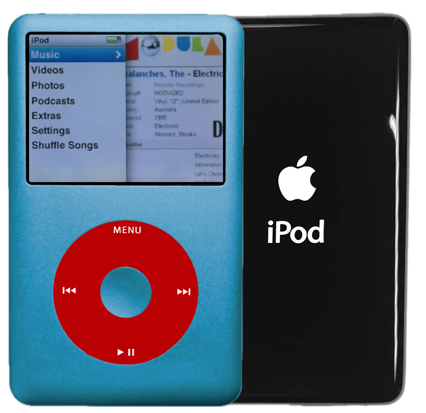 New Apple iPod Classic 6th & 7th Generation Sky Blue / Red / Sky Blue (Black)