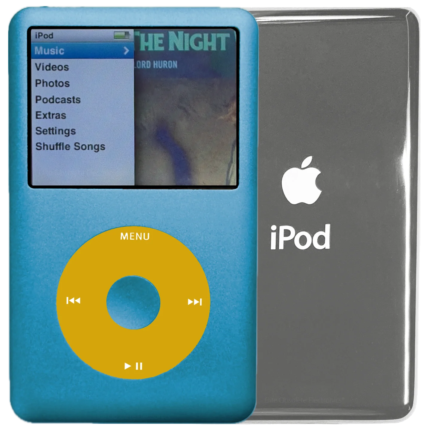 New Apple iPod Classic 6th & 7th Generation Sky Blue / Yellow / Sky Blue (Silver)
