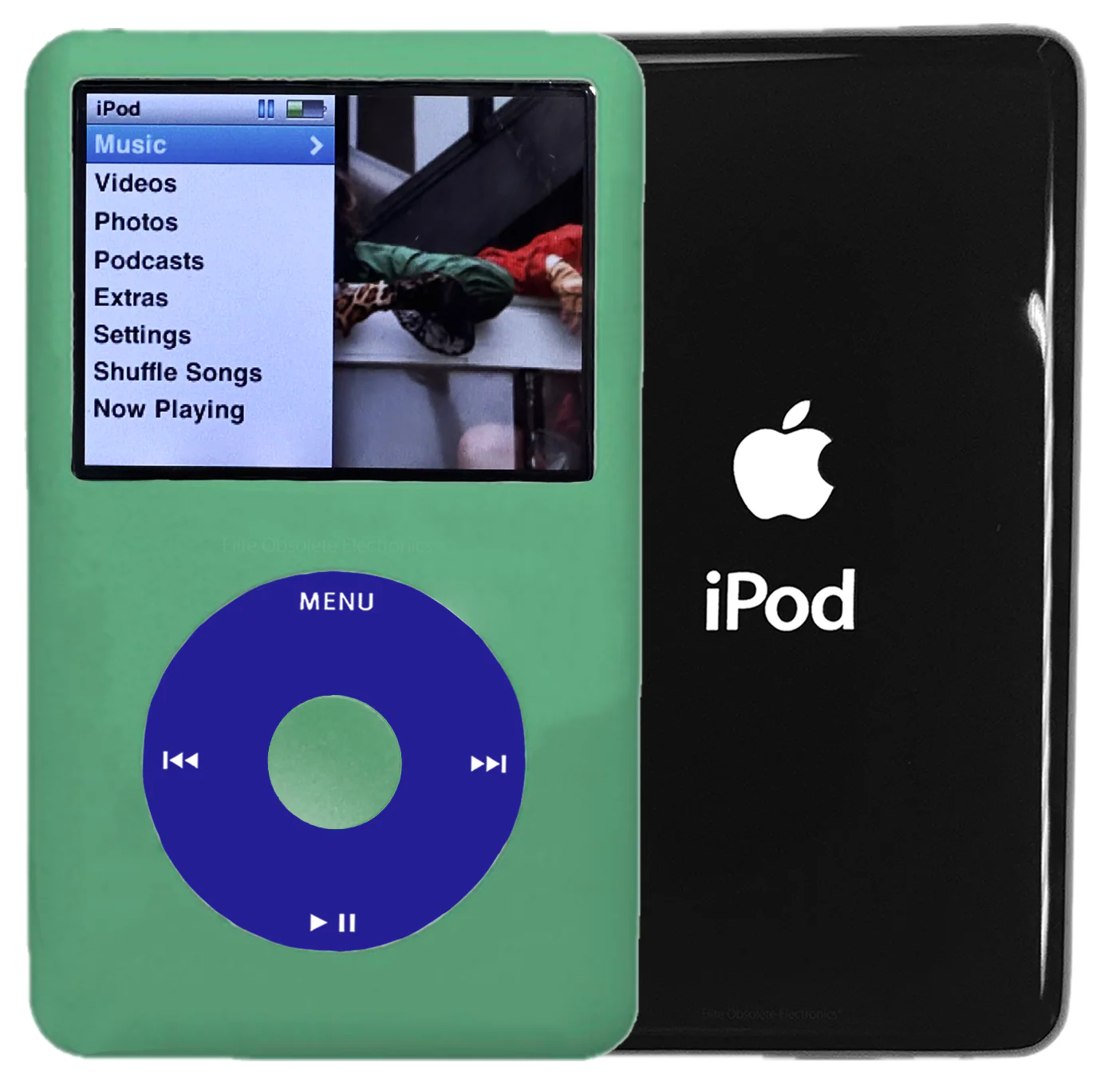 New Apple iPod Classic 6th & 7th Generation Teal Green Metal / Blue / Teal Green Metal (Black)