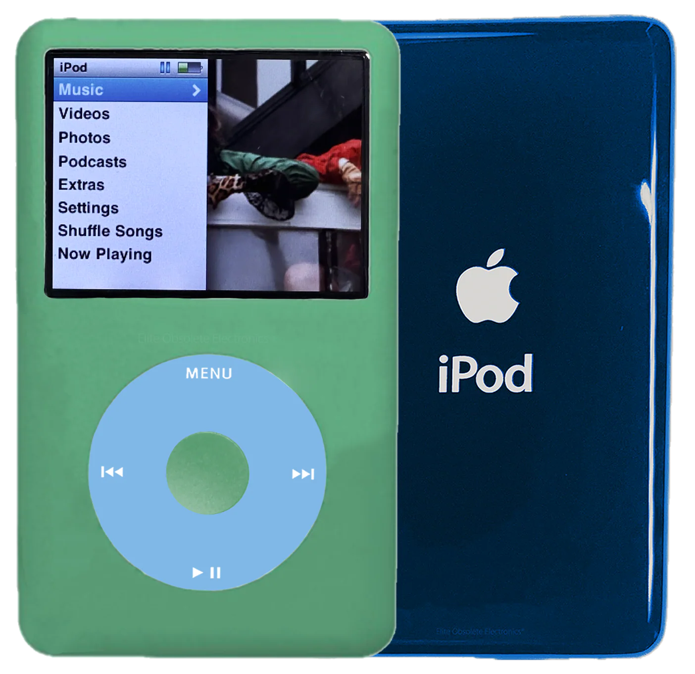 New Apple iPod Classic 6th & 7th Generation Teal Green Metal / Light Blue / Teal Green Metal (Aqua)