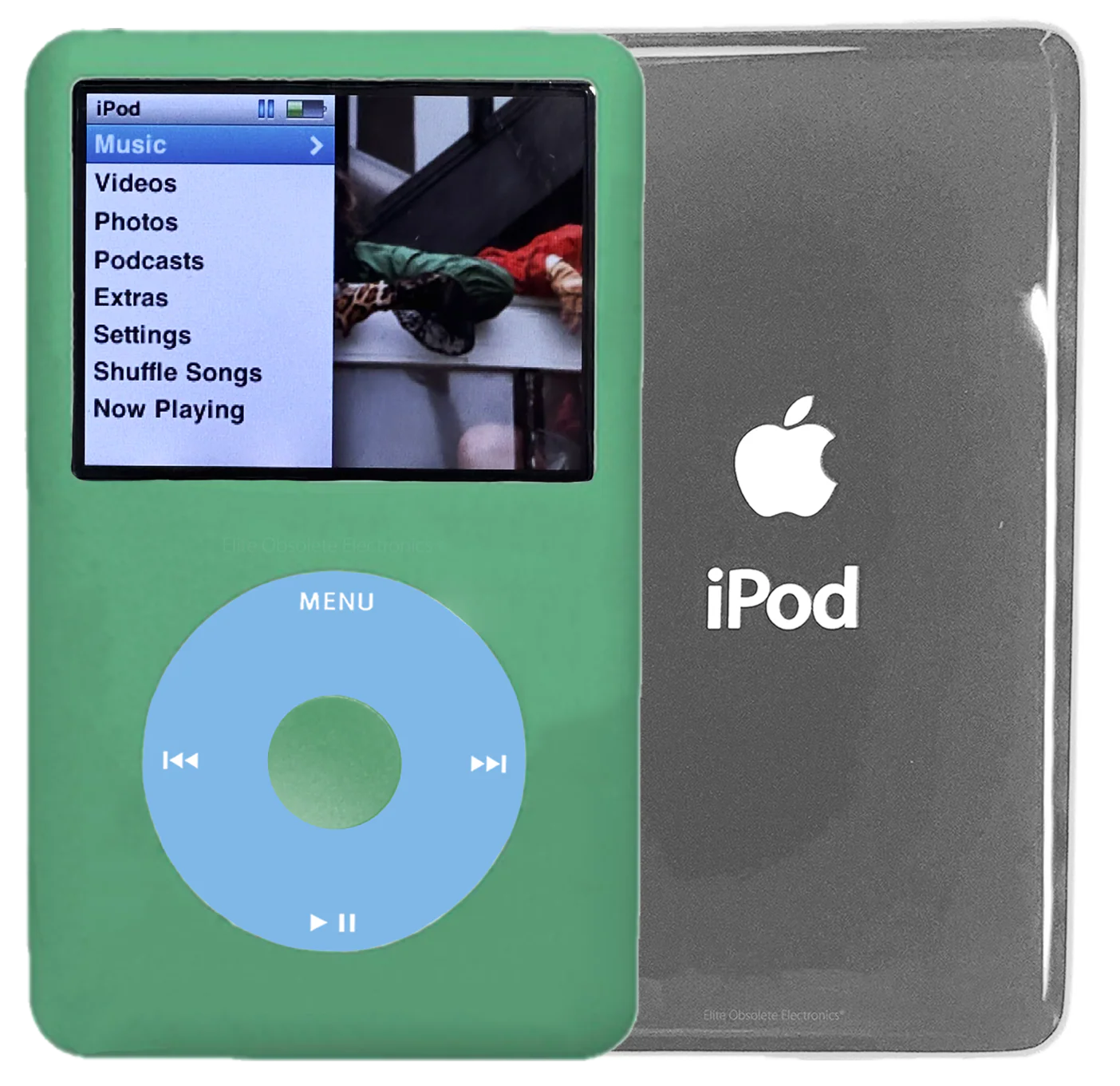 New Apple iPod Classic 6th & 7th Generation Teal Green Metal/ Light Blue / Teal Green Metal (Silver)