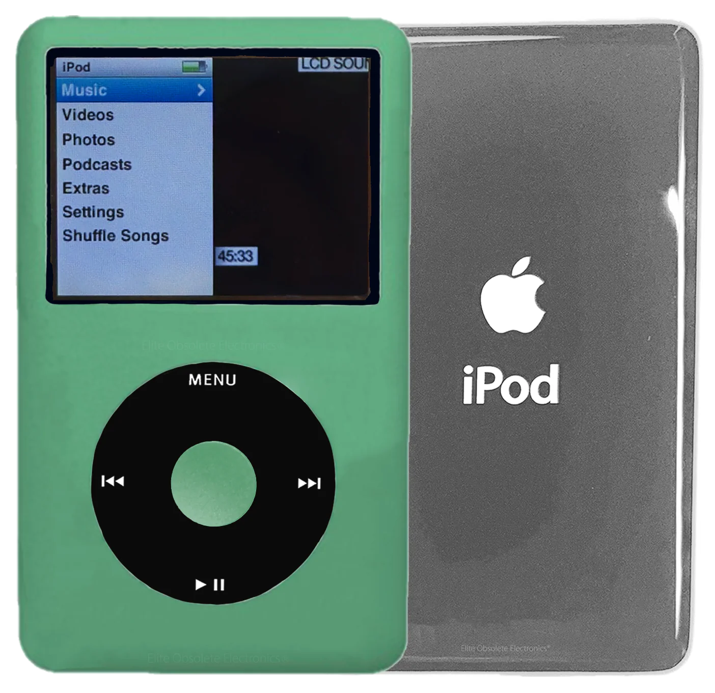 New Apple iPod Classic 6th & 7th Generation Teal Green Metal/ Black / Teal Green Metal (Silver)