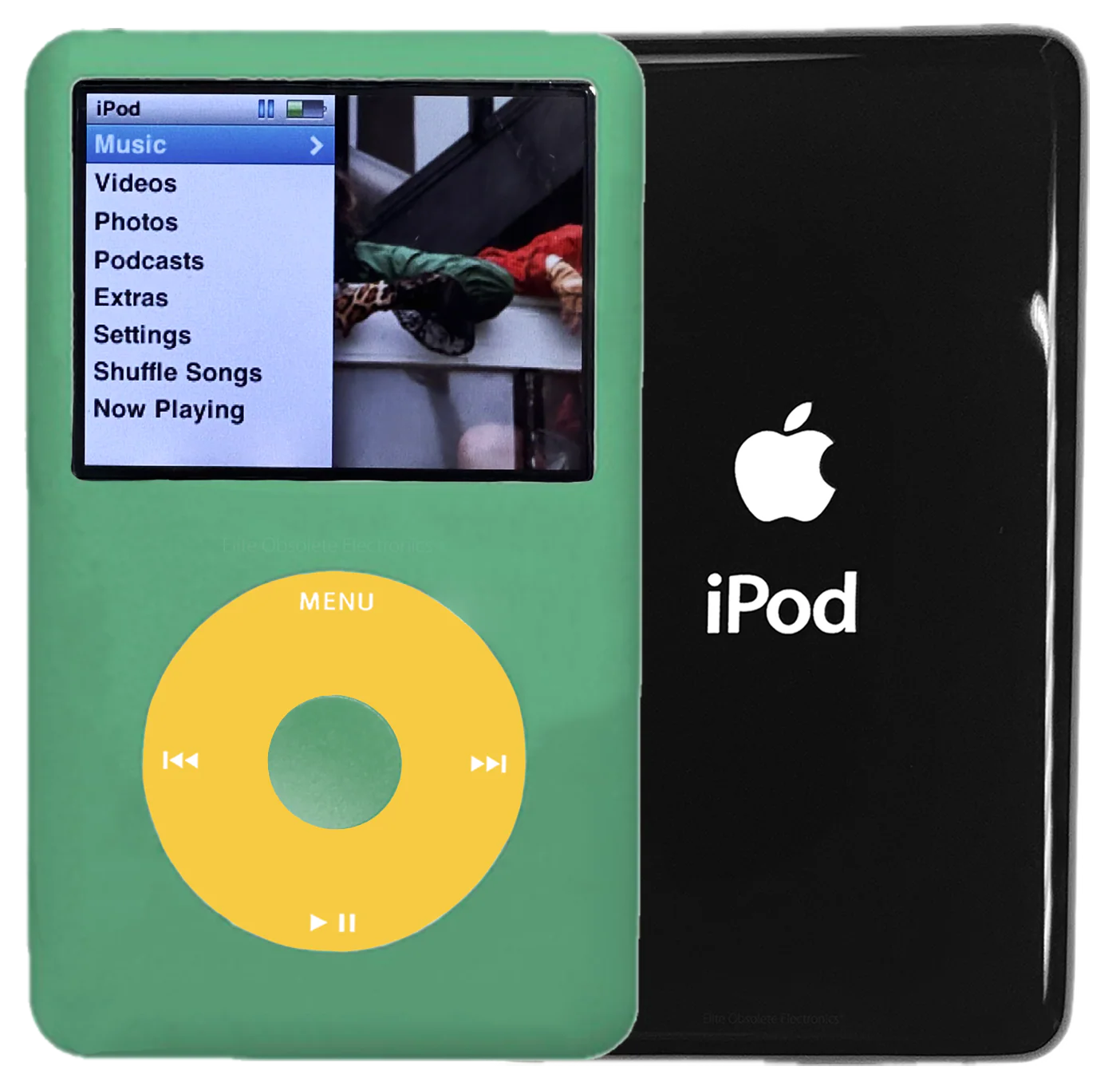 New Apple iPod Classic 6th & 7th Generation Teal Green Metal / Yellow / Teal Green Metal (Black)