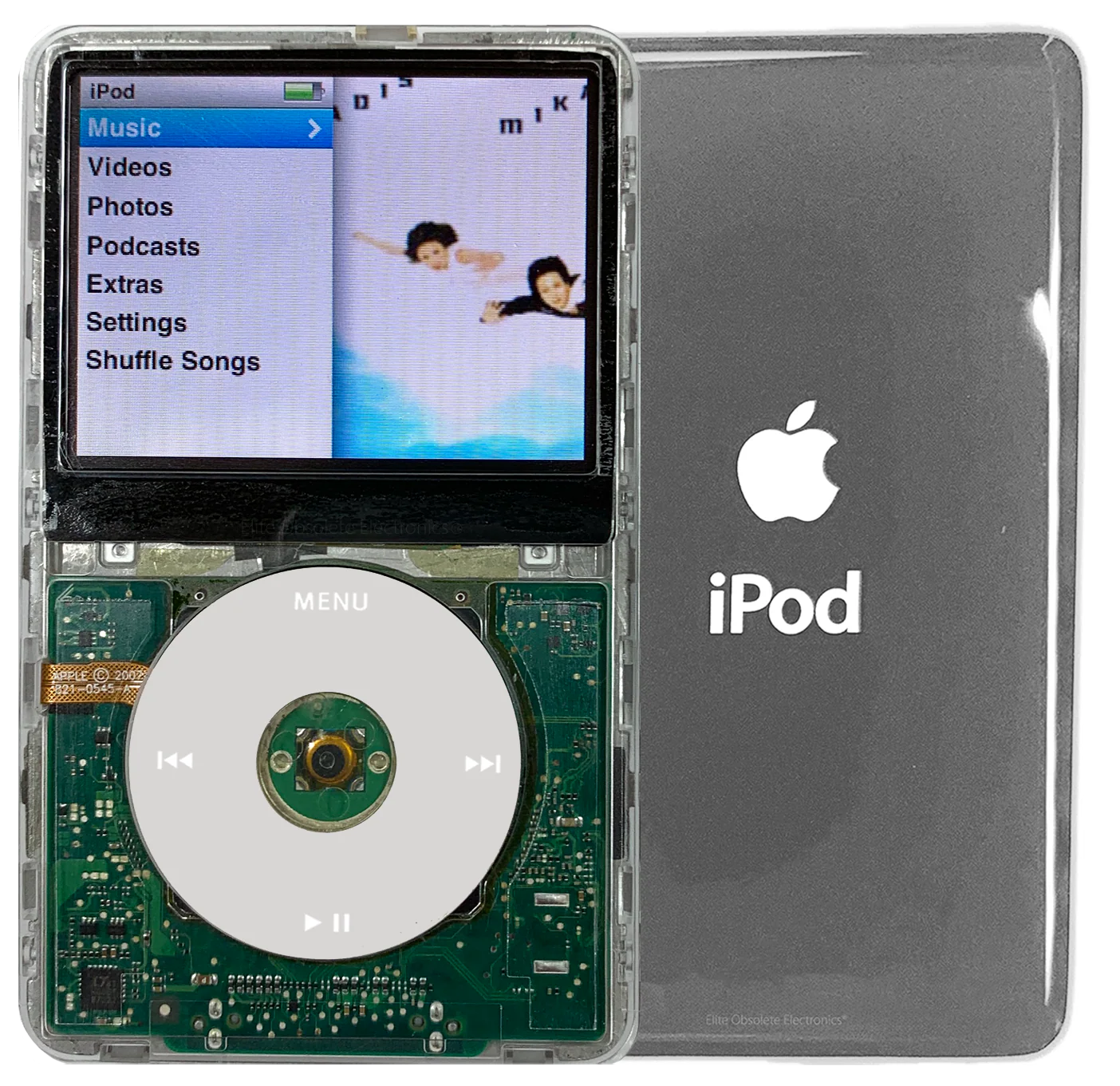New Apple iPod Classic 6th & 7th Generation Transparent / Grey / Transparent (Silver)