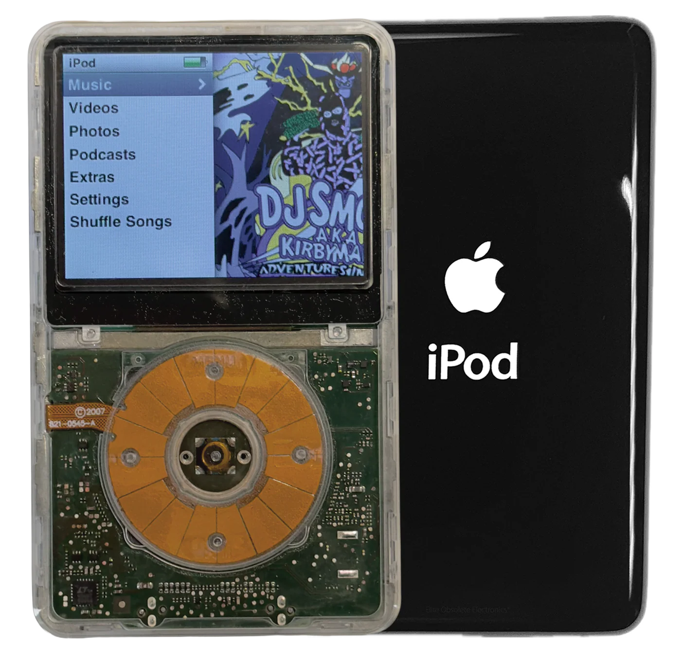 New Apple iPod Classic 6th & 7th Generation Crystal Clear Transparent (Black)