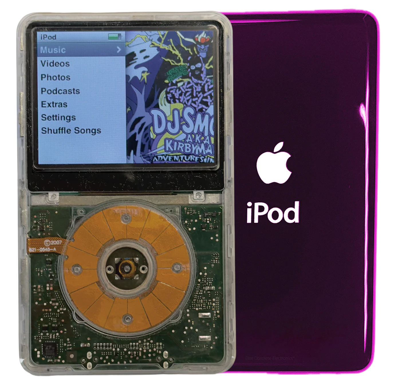 New Apple iPod Classic 6th & 7th Generation Crystal Clear Transparent (Wine)
