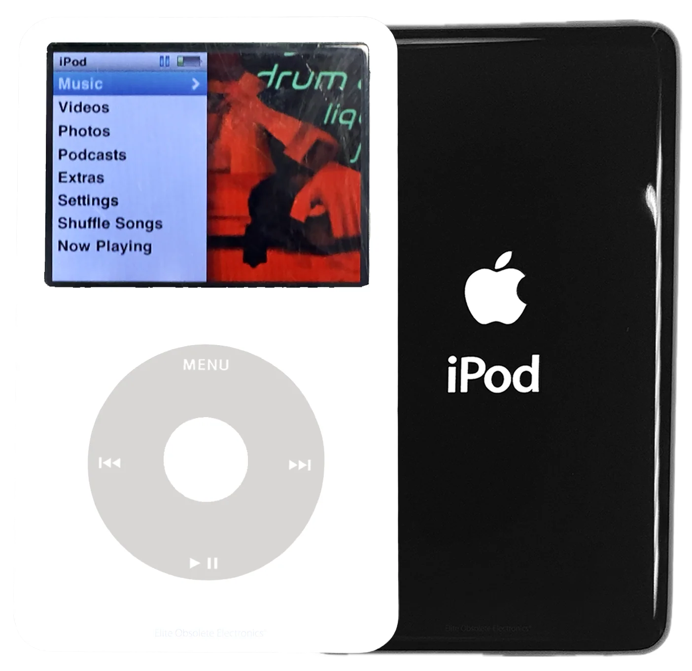 New Apple iPod Classic 6th & 7th Generation White Plastic / Grey / White Plastic (Black)