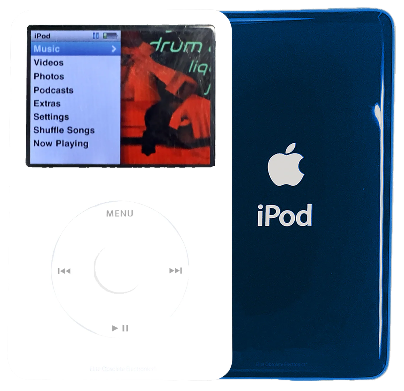 New Apple iPod Classic 6th & 7th Generation White Plastic / White / White Plastic (Aqua)