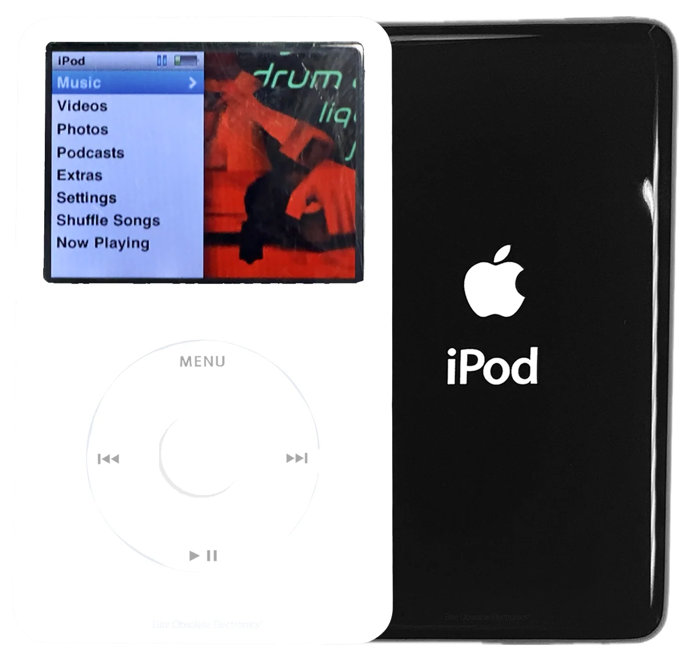New Apple iPod Classic 6th & 7th Generation White Plastic / White / White Plastic (Black)