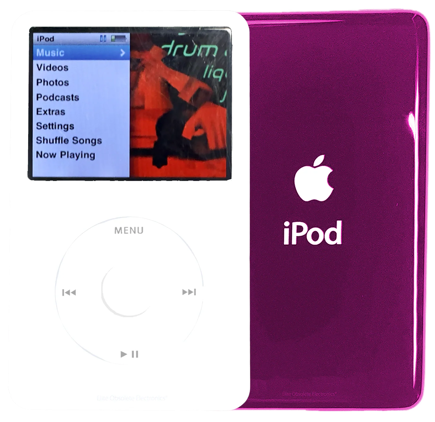 New Apple iPod Classic 6th & 7th Generation White Plastic / White / White Plastic (Hyper Pink)