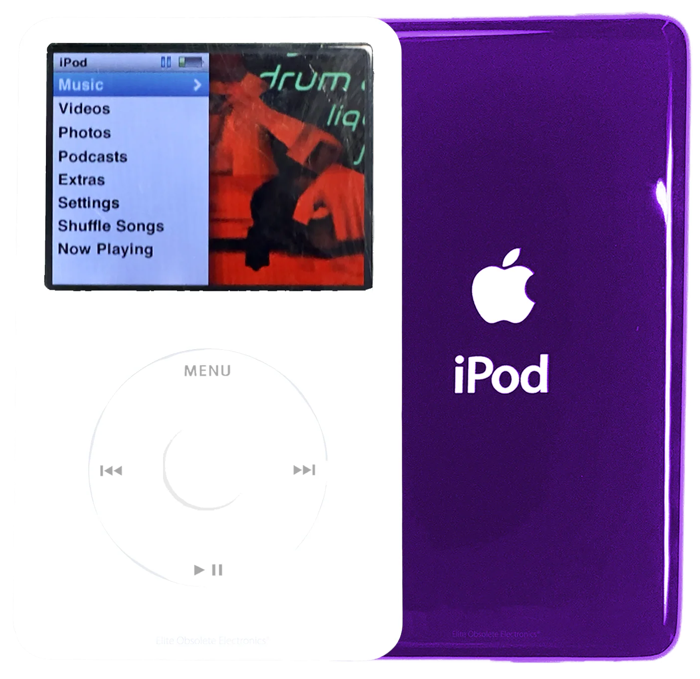 New Apple iPod Classic 6th & 7th Generation White Plastic / White / White Plastic (Midnight Purple)
