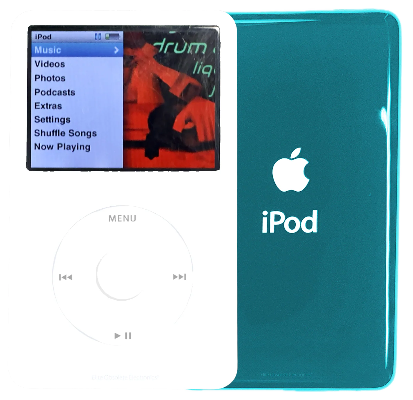 New Apple iPod Classic 6th & 7th Generation White Plastic / White / White Plastic (Ocean Blue)