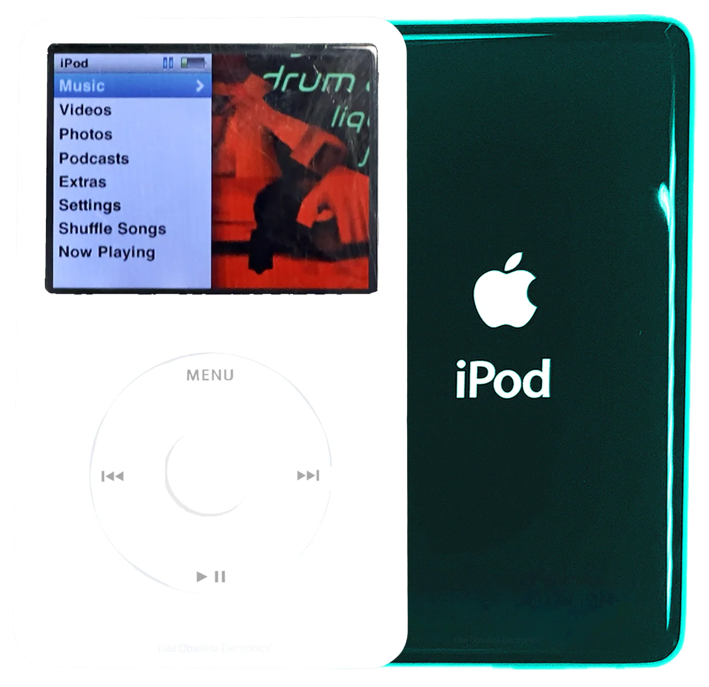 New Apple iPod Classic 6th & 7th Generation White Plastic / White / White Plastic (Pine Green)