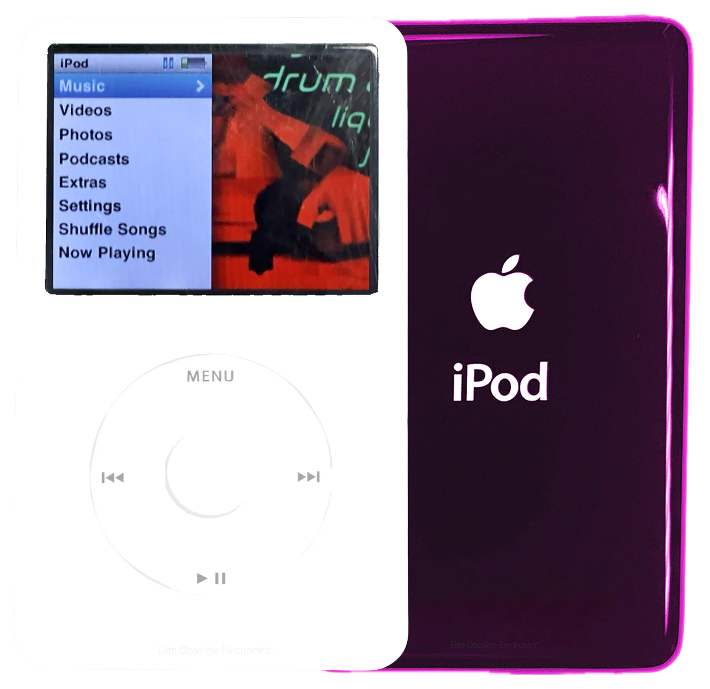 New Apple iPod Classic 6th & 7th Generation White Plastic / White / White Plastic (Wine)