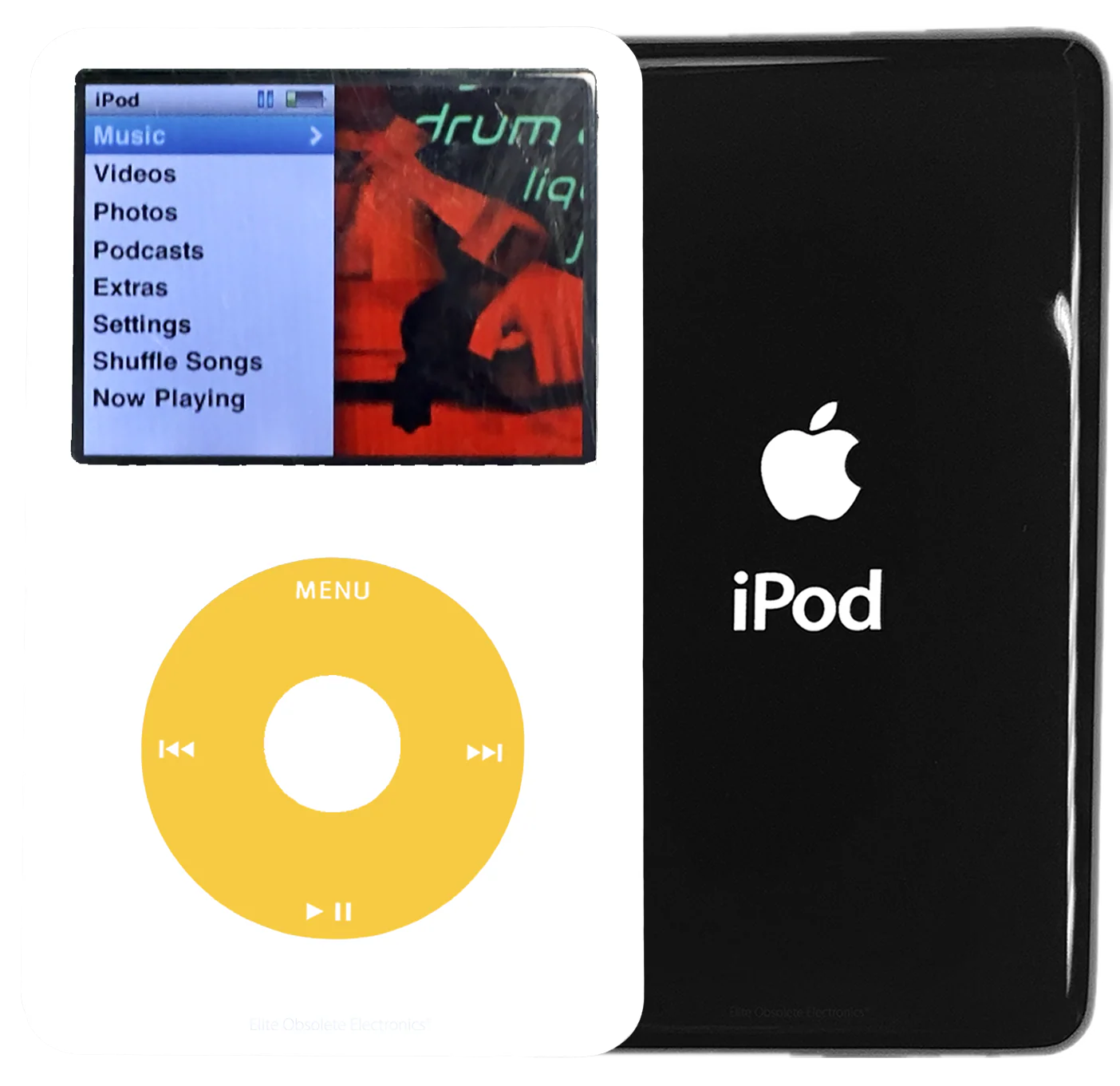 New Apple iPod Classic 6th & 7th Generation White Plastic / Yellow / White Plastic (Black)