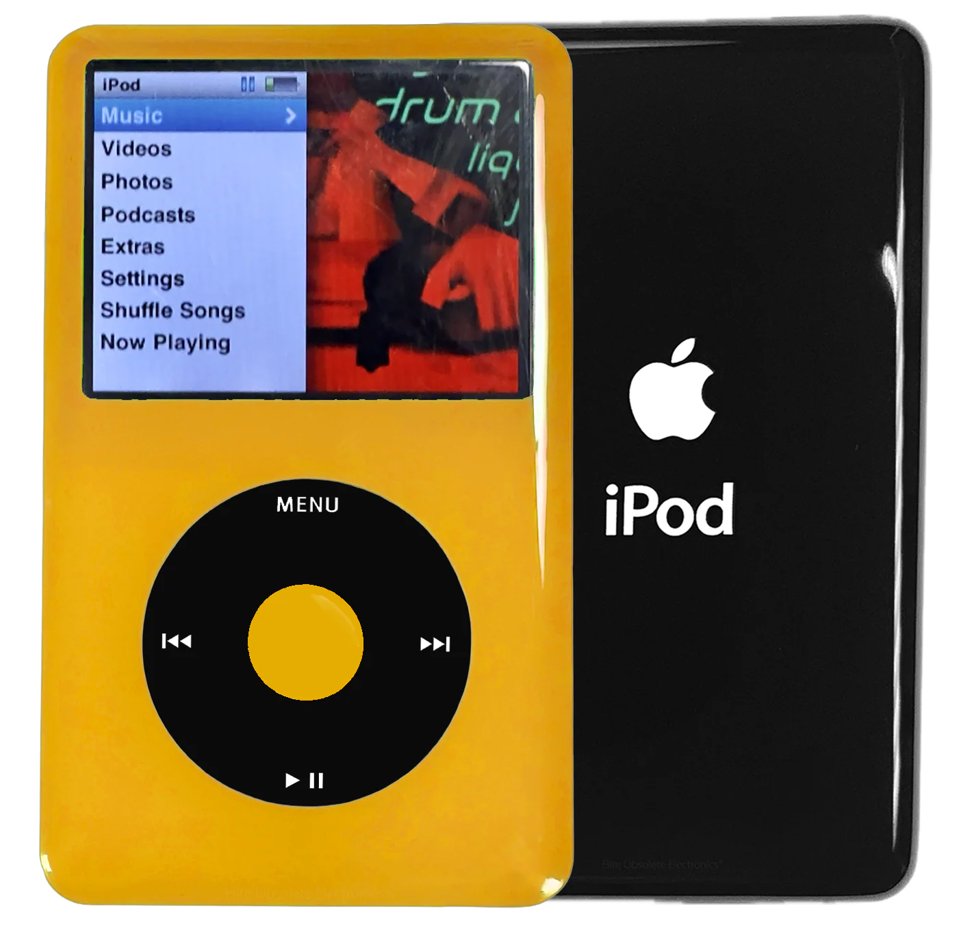New Apple iPod Classic 6th & 7th Generation Yellow Plastic / Black / Yellow Plastic (Black)