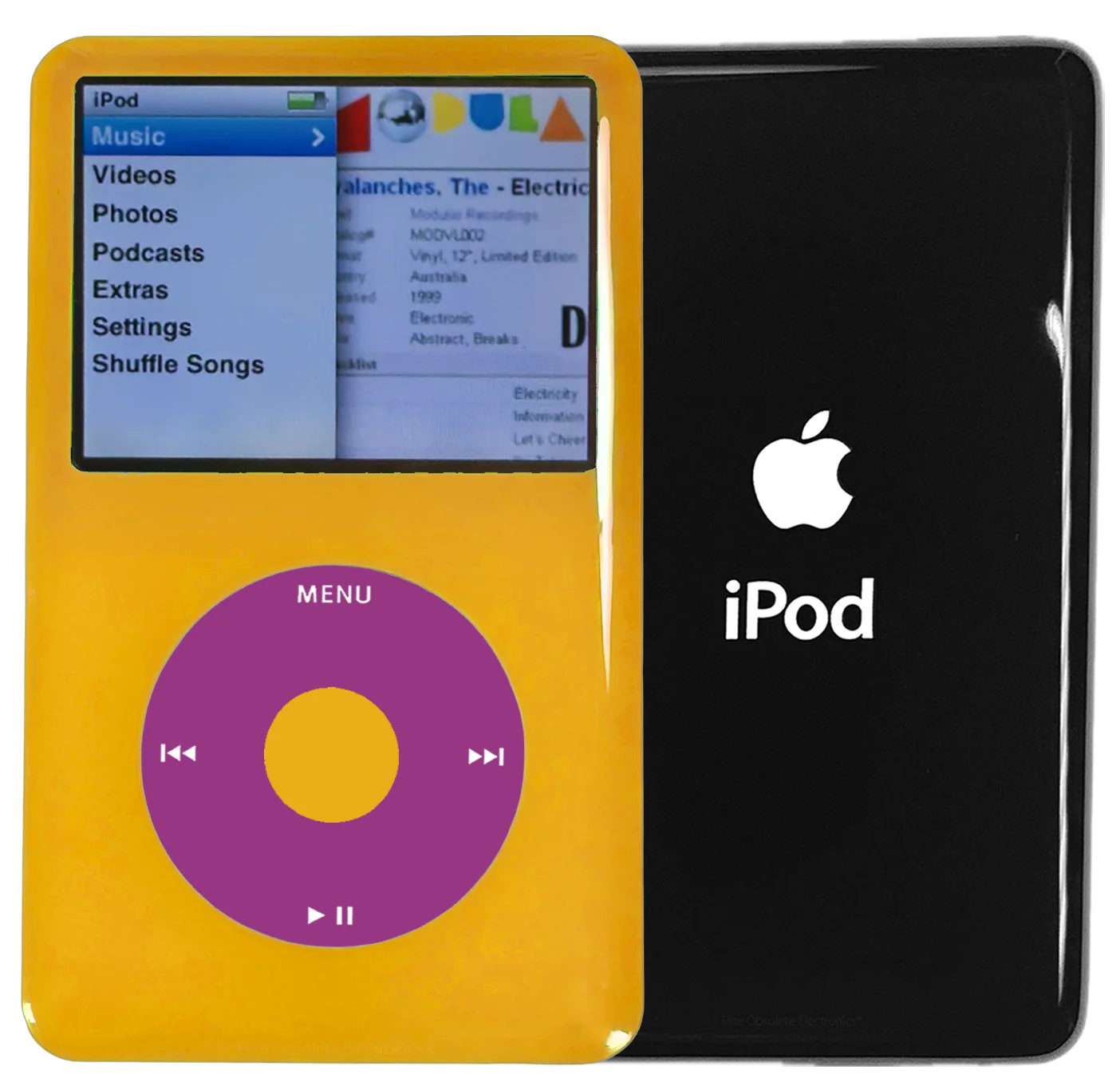 New Apple iPod Classic 6th & 7th Generation Yellow Plastic / Pink / Yellow Plastic (Black)