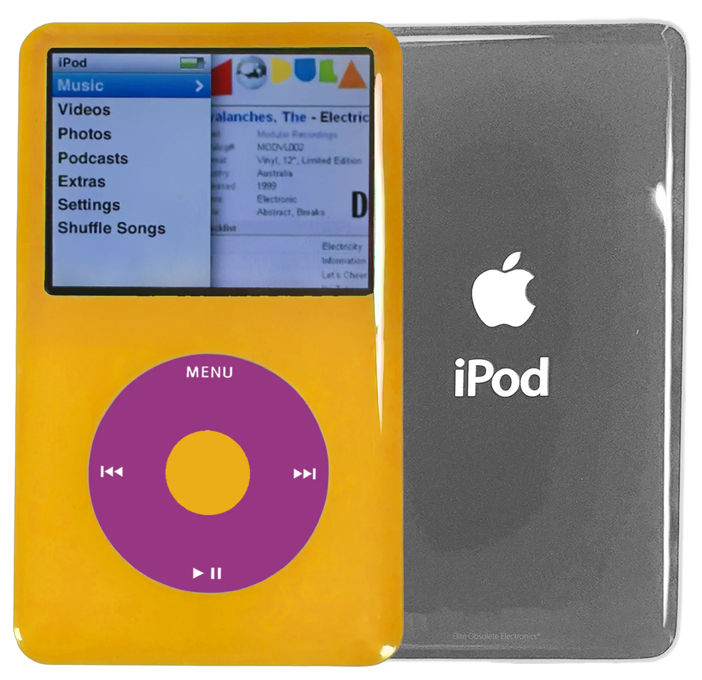 New Apple iPod Classic 6th & 7th Generation Yellow Plastic / Pink / Yellow Plastic (Silver)